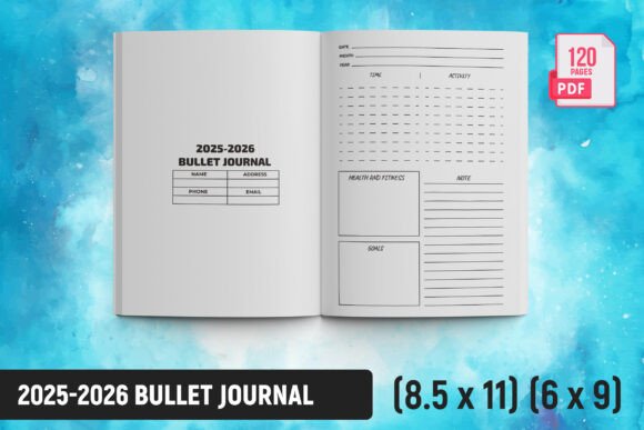 2025-2026 Bullet Journal KDP and Canva Template: A Complete Guide for Amazon KDP Authors