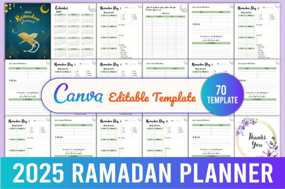 2025 Ramadan Planner: Your Thoughtful, Flexible Companion for a Meaningful Holy Month