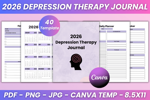 2026 Depression Therapy Journal Kdp: A Comprehensive Guide for Mindful Tracking and Self-Discovery