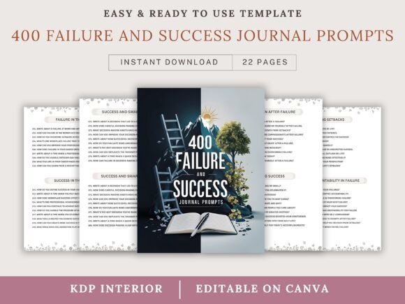 400 Failure and Success Journal Prompts: A Practical Tool for Grounded Growth