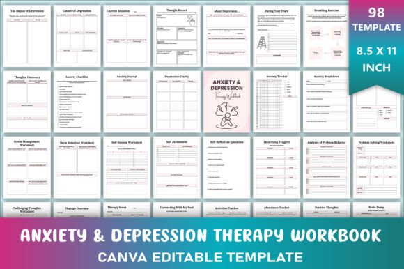 Anxiety Depression Therapy Workbook
