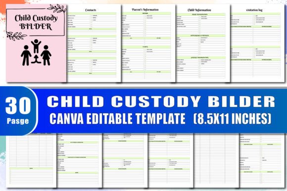 Child Custody Bilder: A Practical, Editable Organizer for Co-Parenting Clarity