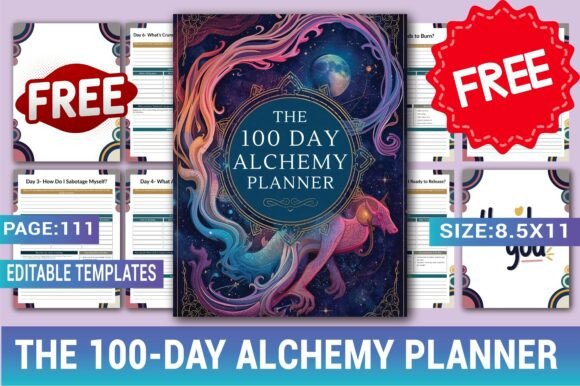 Free the 100-Day Alchemy Planner: A Guide to Personal Transformation