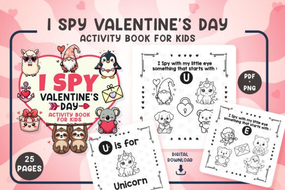 I Spy Valentine’s Day for Kids