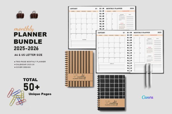 Ultimate 2025-2026 Monthly Planner