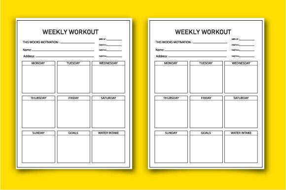 Weekly Workout Kdp Book: A Practical Guide for Busy Professionals